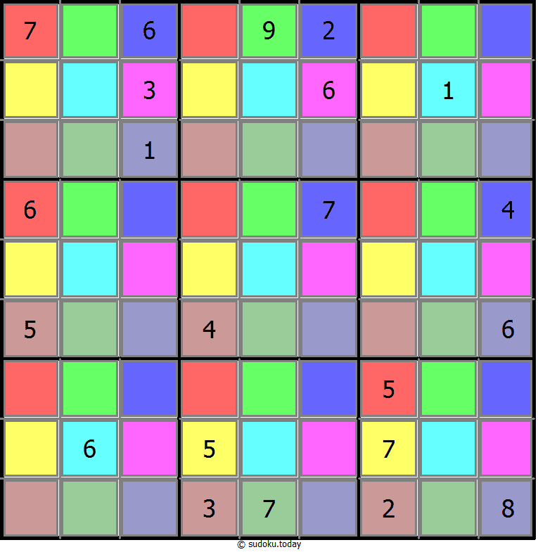 Color Sudoku 10 November 2025