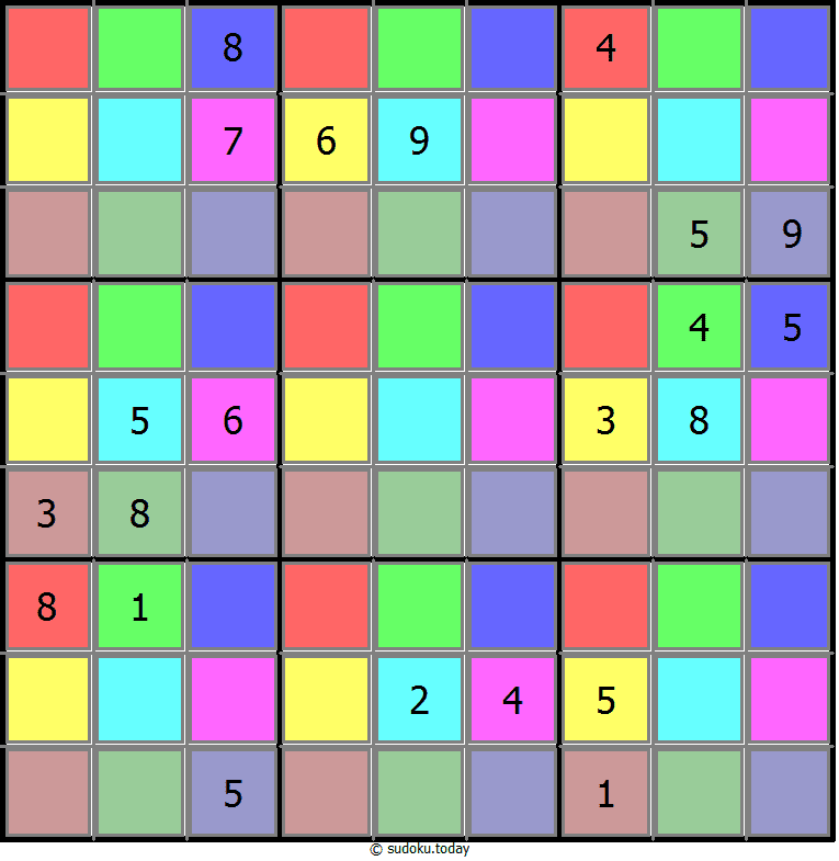 Color Sudoku 3-June-2021