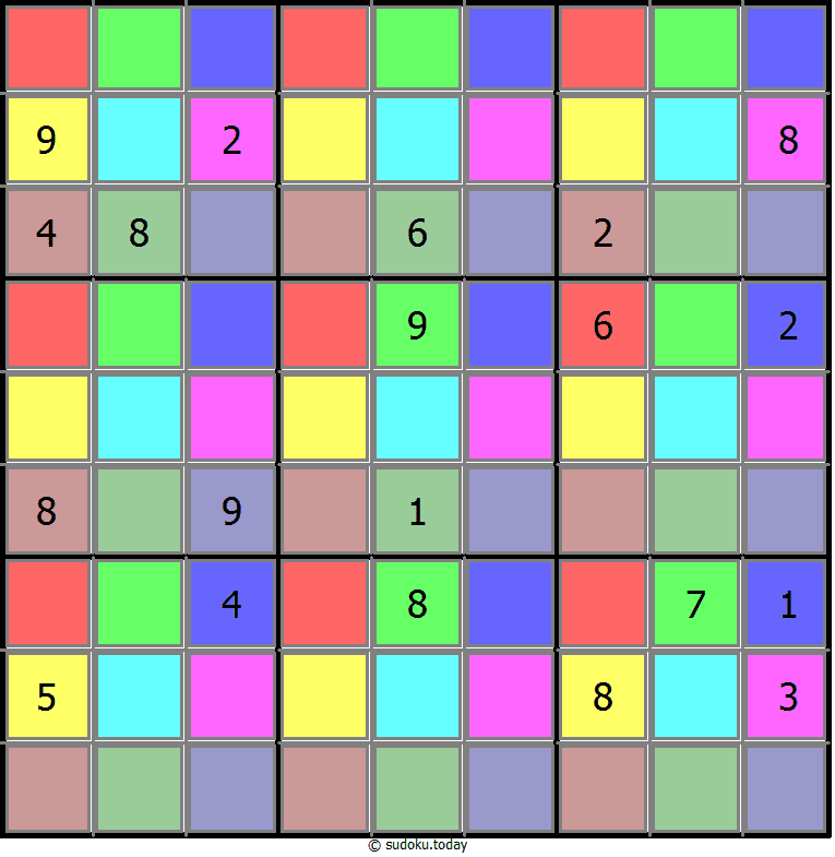 Color Sudoku 25-June-2020