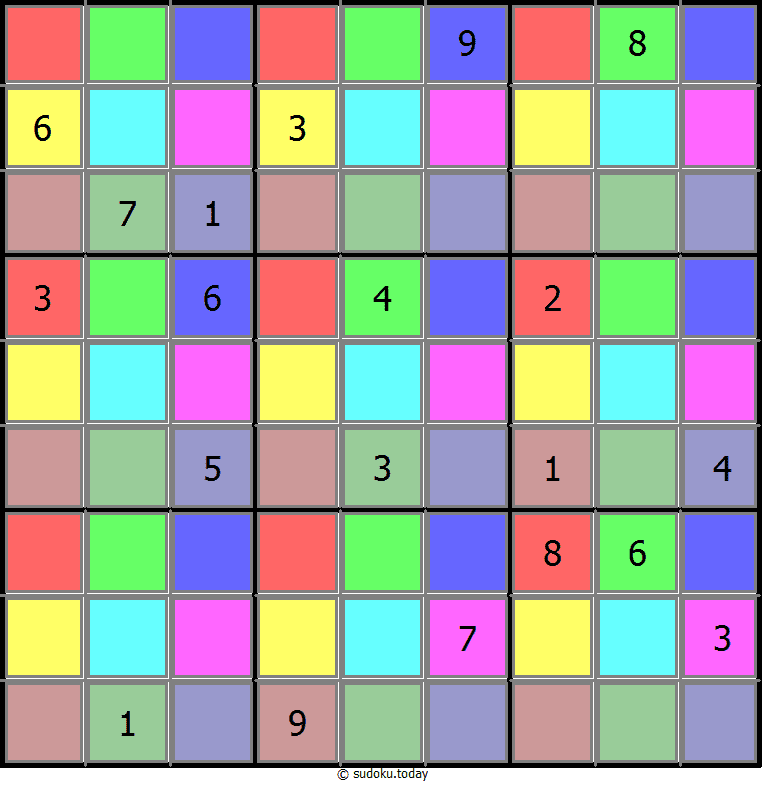 Color Sudoku 6-June-2021