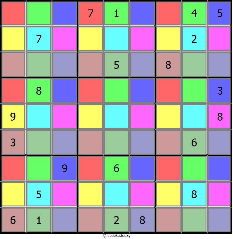 Color Sudoku 12 November 2025