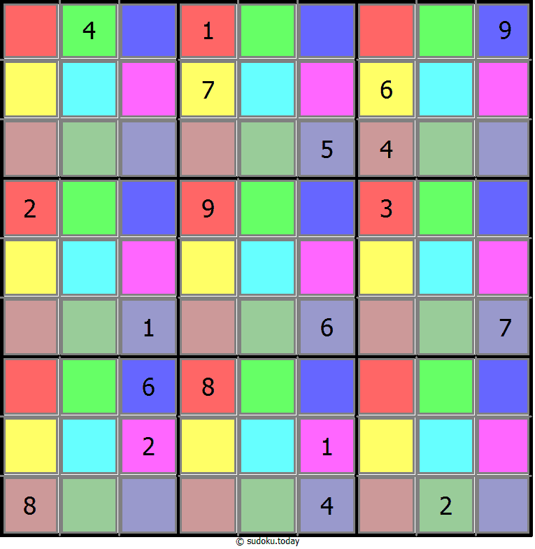 Color Sudoku 16-July-2020