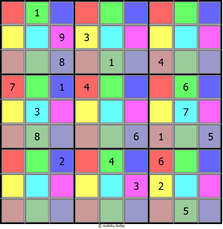 Color Sudoku 18-June-2021