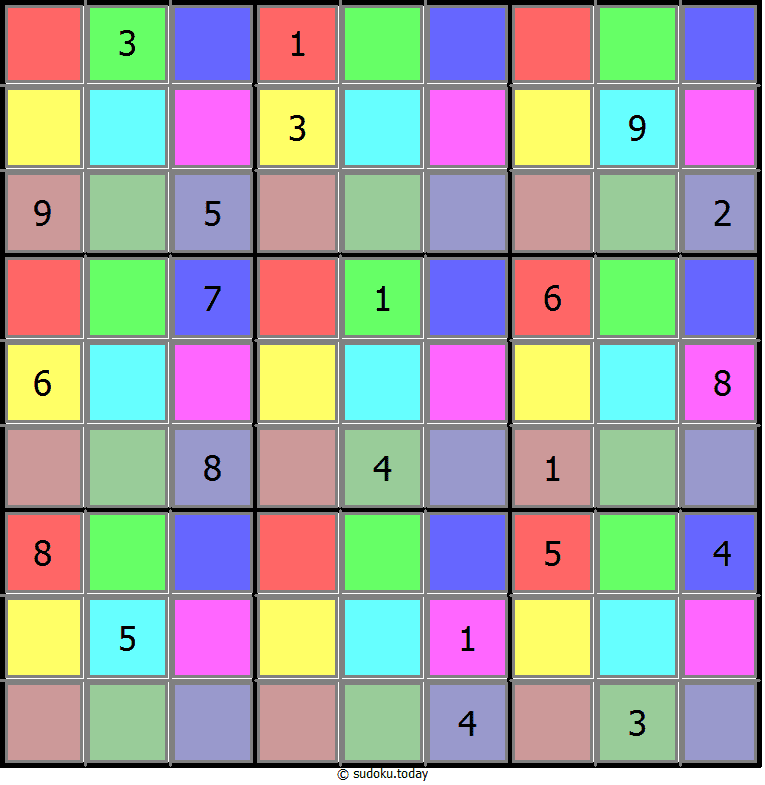 Color Sudoku