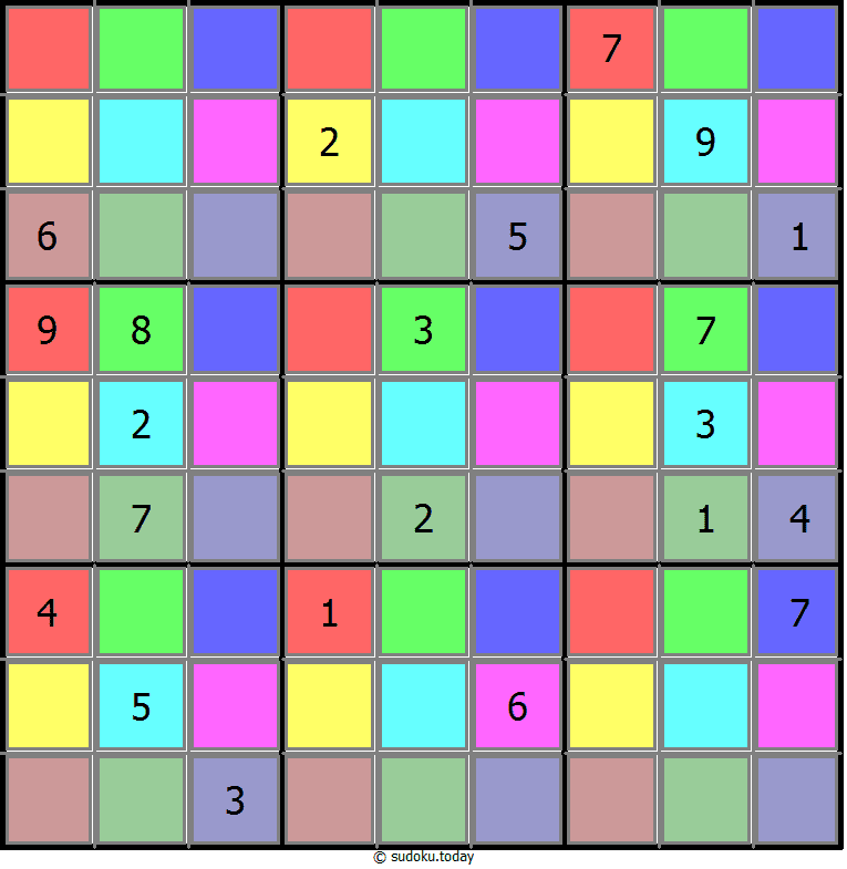 Color Sudoku 14-April-2021