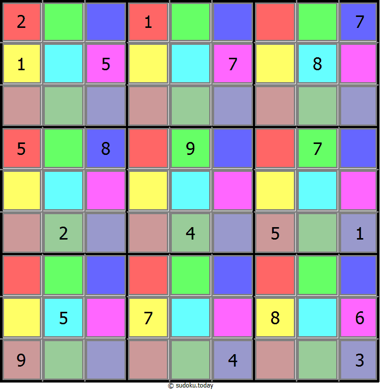 Color Sudoku 3-May-2021