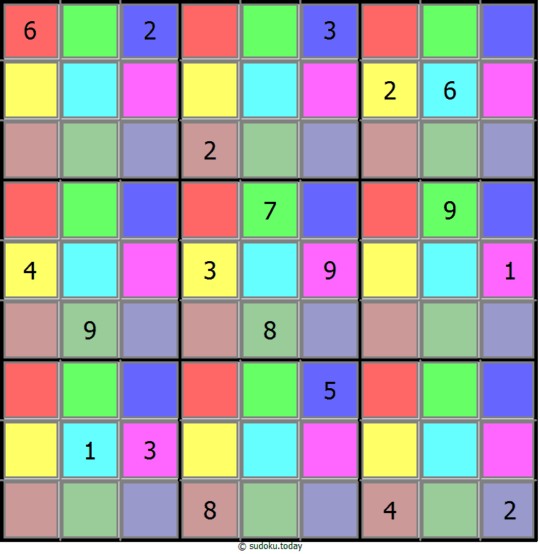 Color Sudoku 22-June-2020