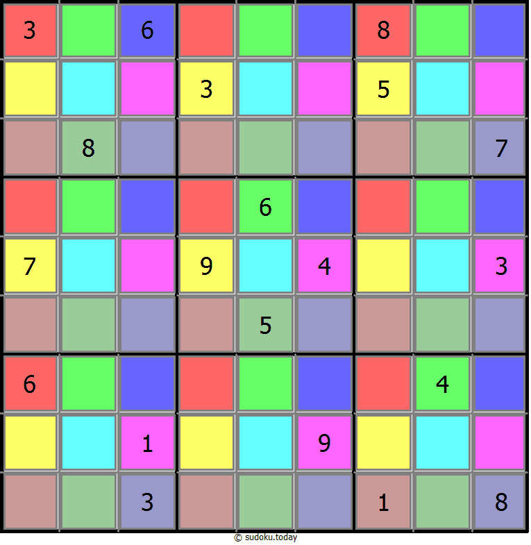 free online color sudoku