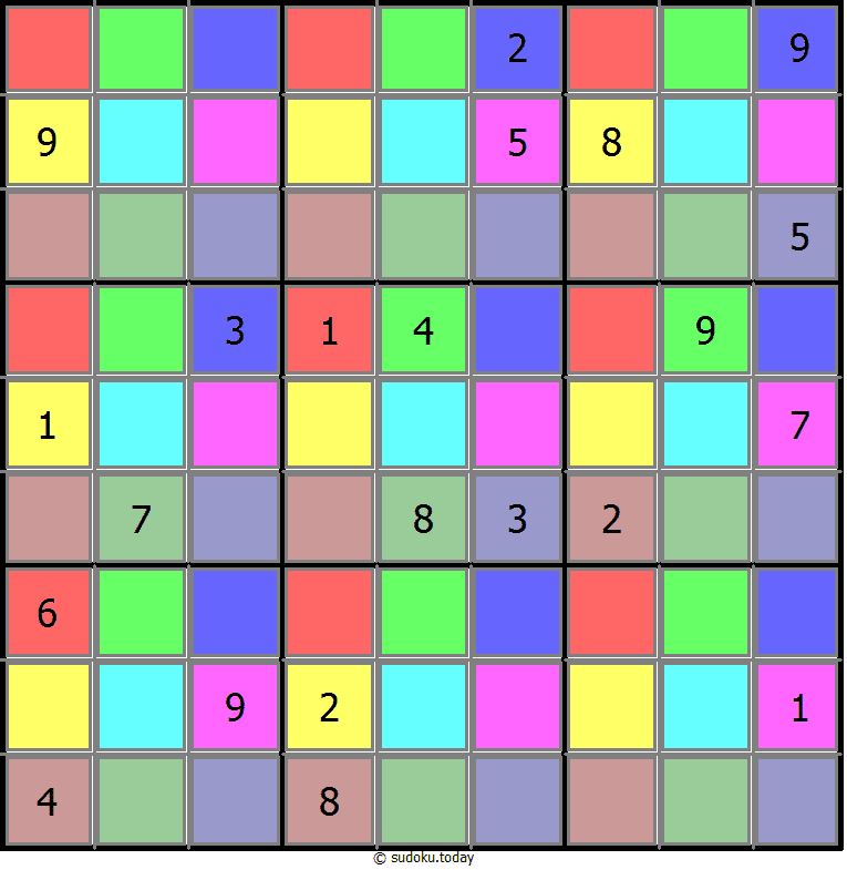 Color Sudoku 29-June-2020