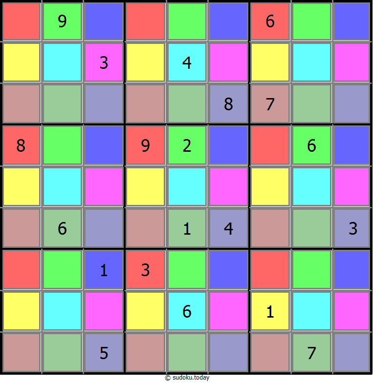 Color Sudoku 1-July-2020