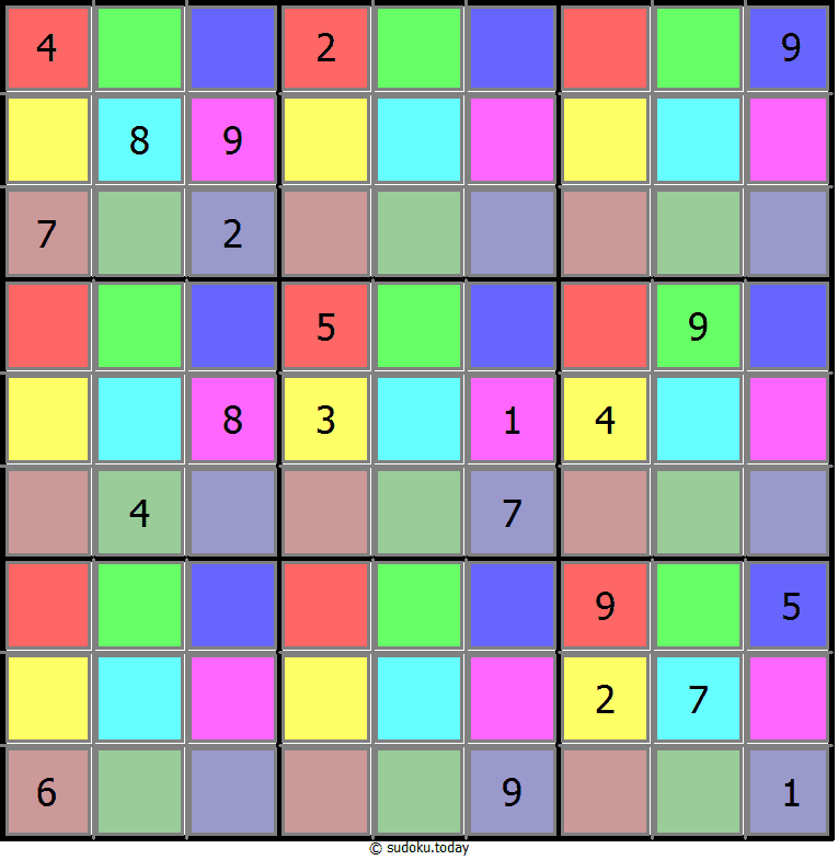 Color Sudoku