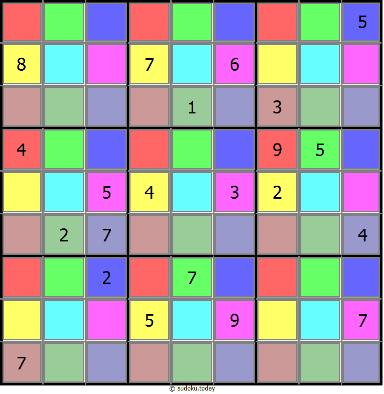 Color Sudoku