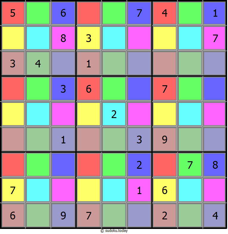 Color Sudoku 16 December 2025