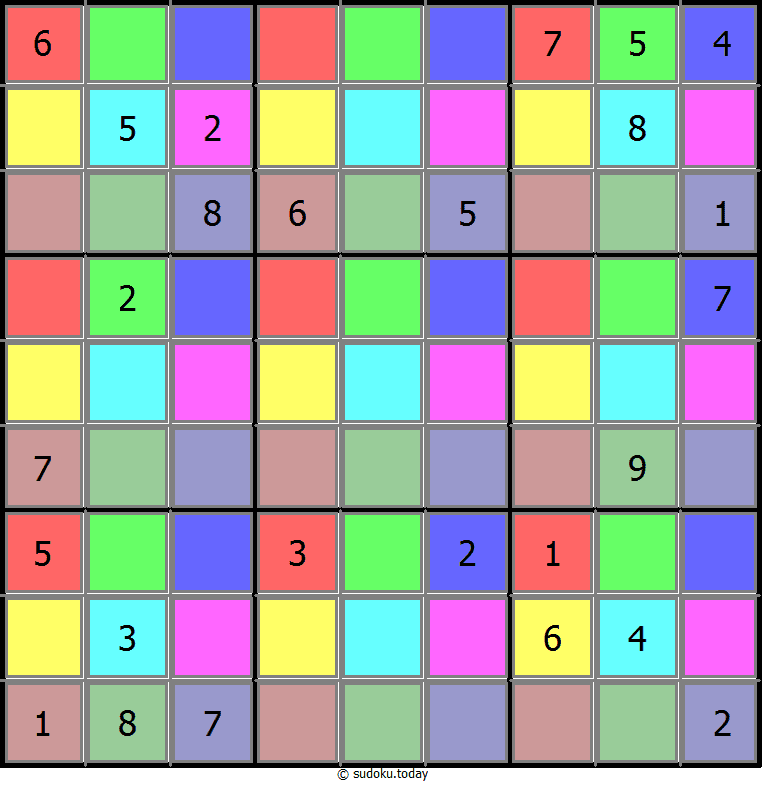 Color Sudoku 12-July-2020