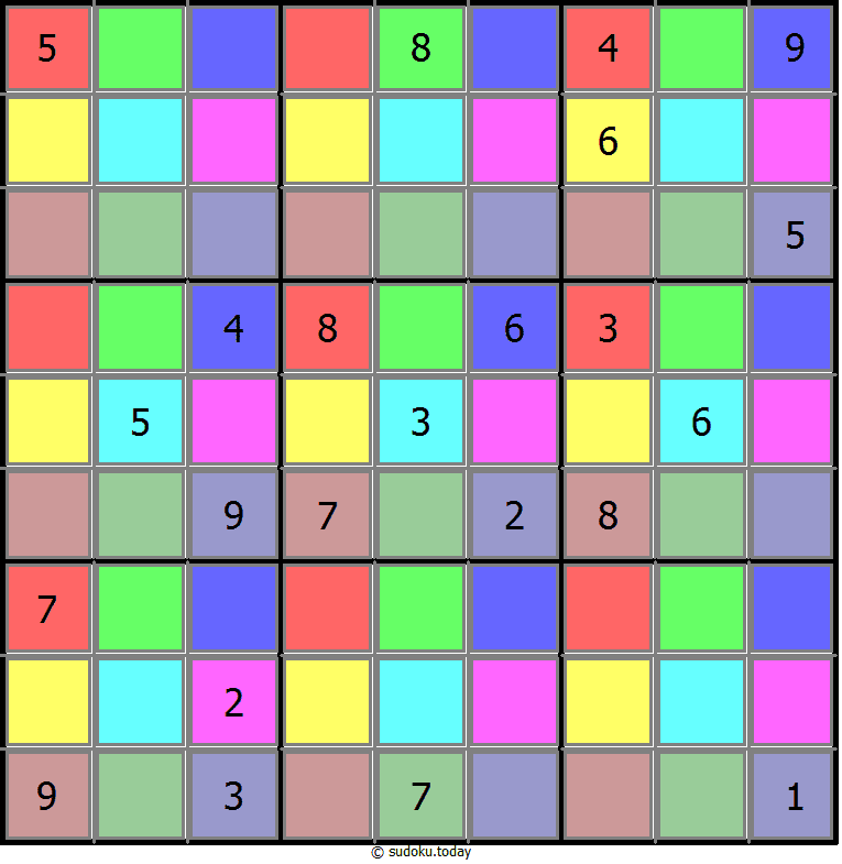 Color Sudoku