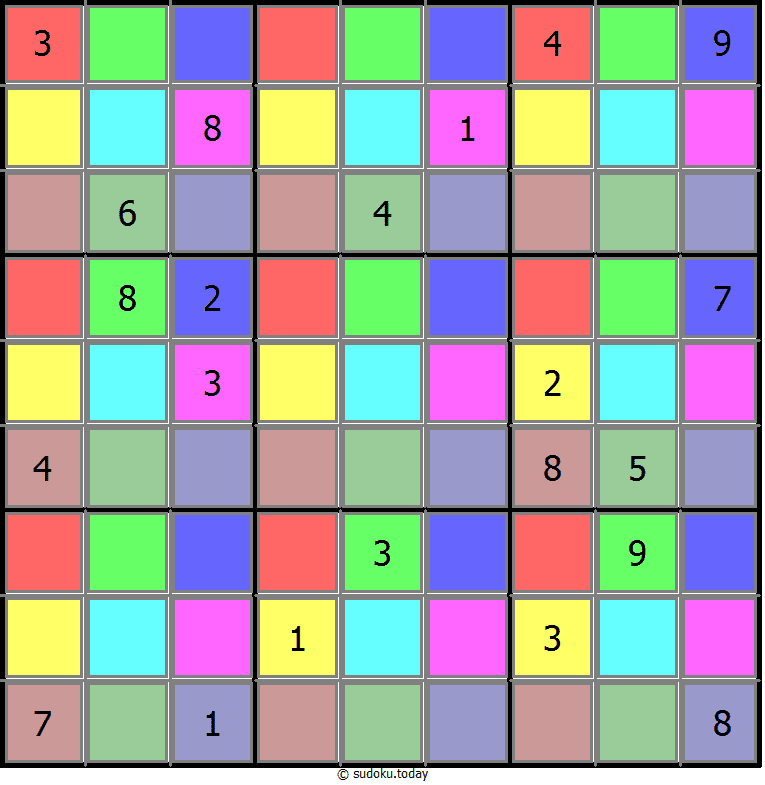Color Sudoku 21-June-2020