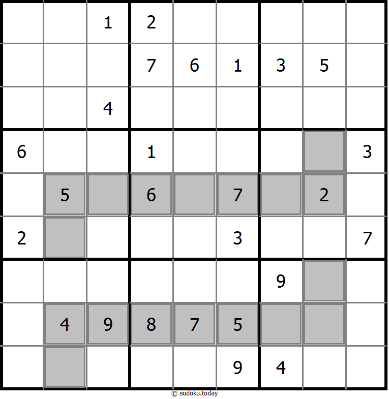 Extra Regions Sudoku 28 October 2025