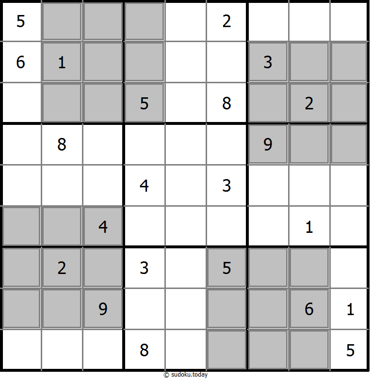 Extra Regions Sudoku 8-September-2020