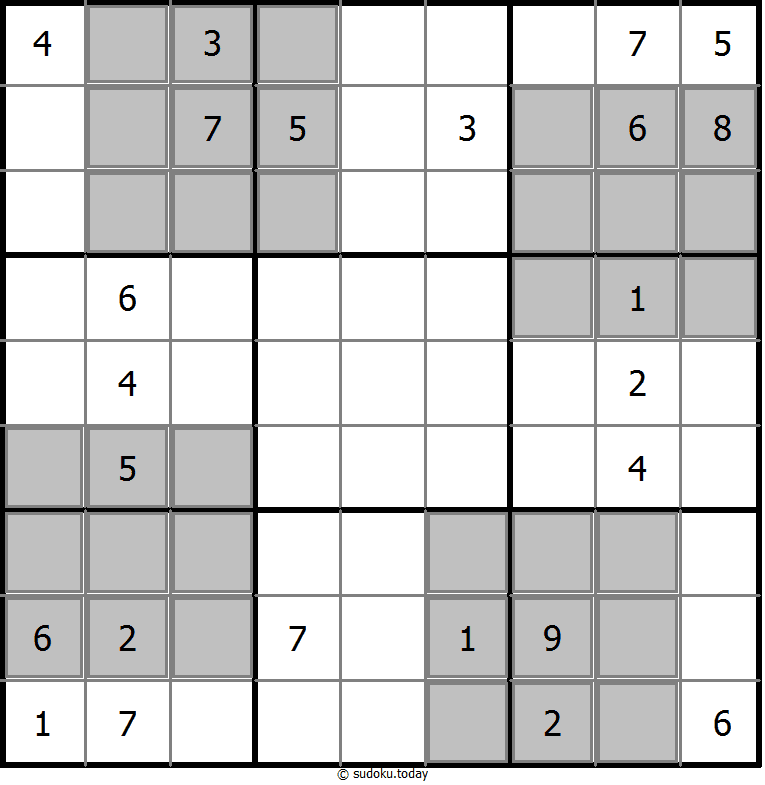 Extra Regions Sudoku 27-July-2020