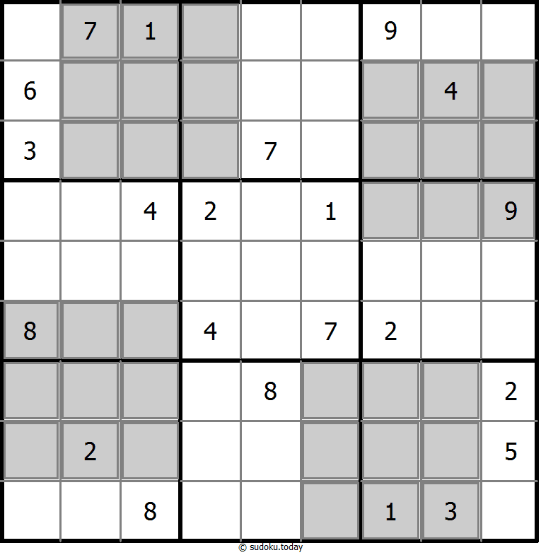 Extra Regions Sudoku 25-June-2020