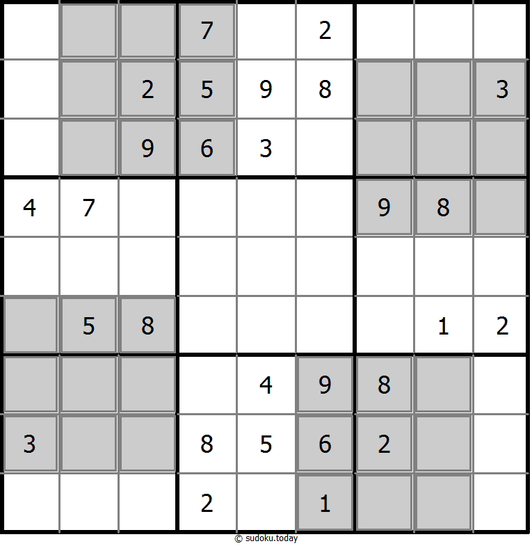 Extra Regions Sudoku 13-August-2020