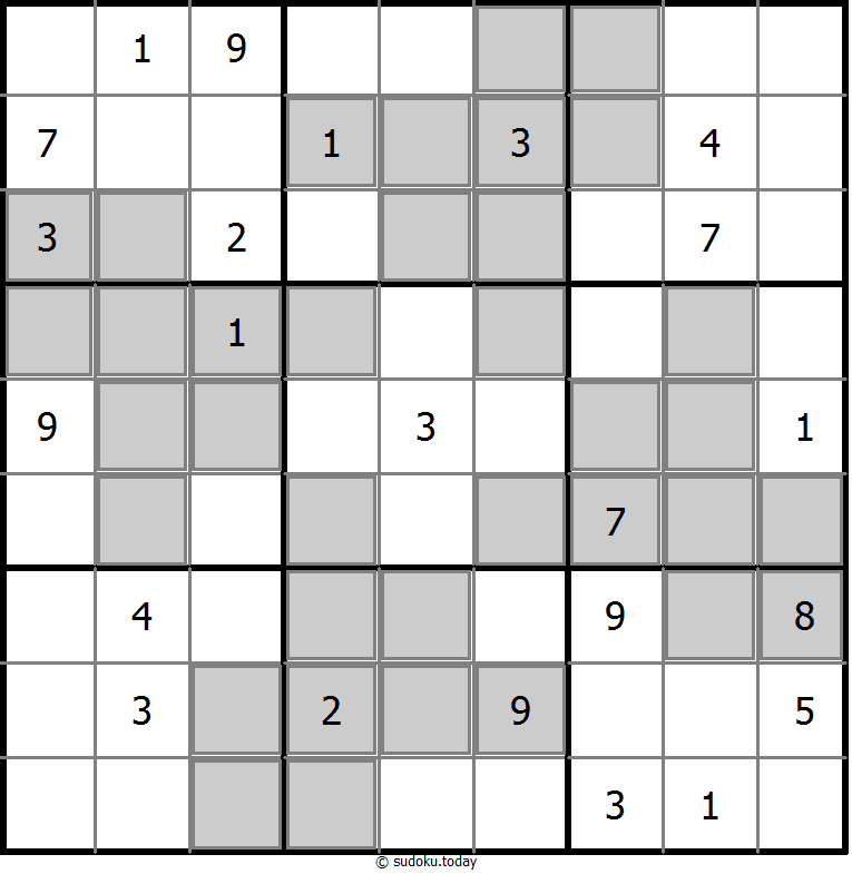 Extra Regions Sudoku 08 November 2025