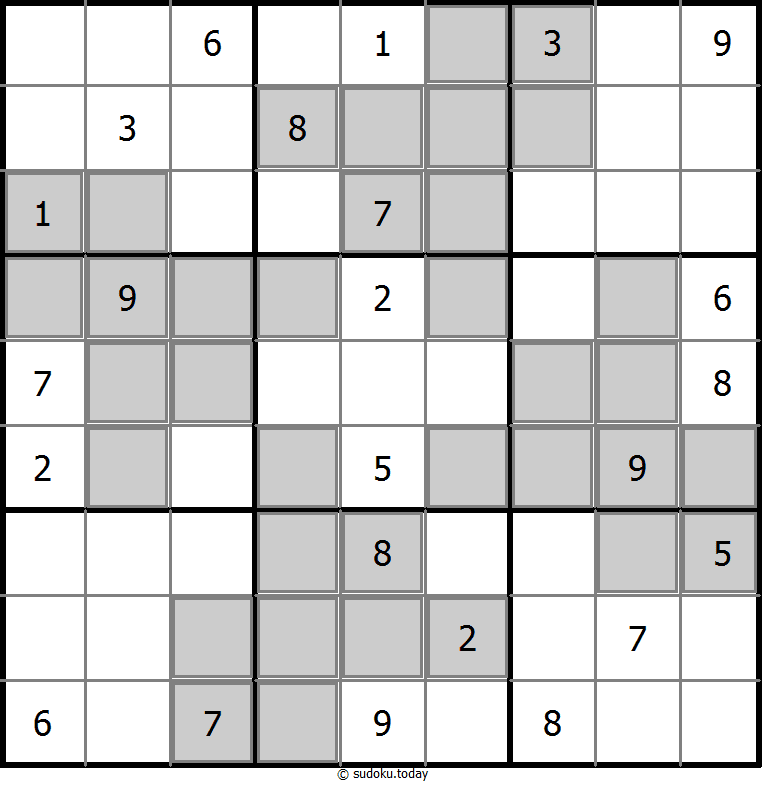 Extra Regions Sudoku 04 November 2025