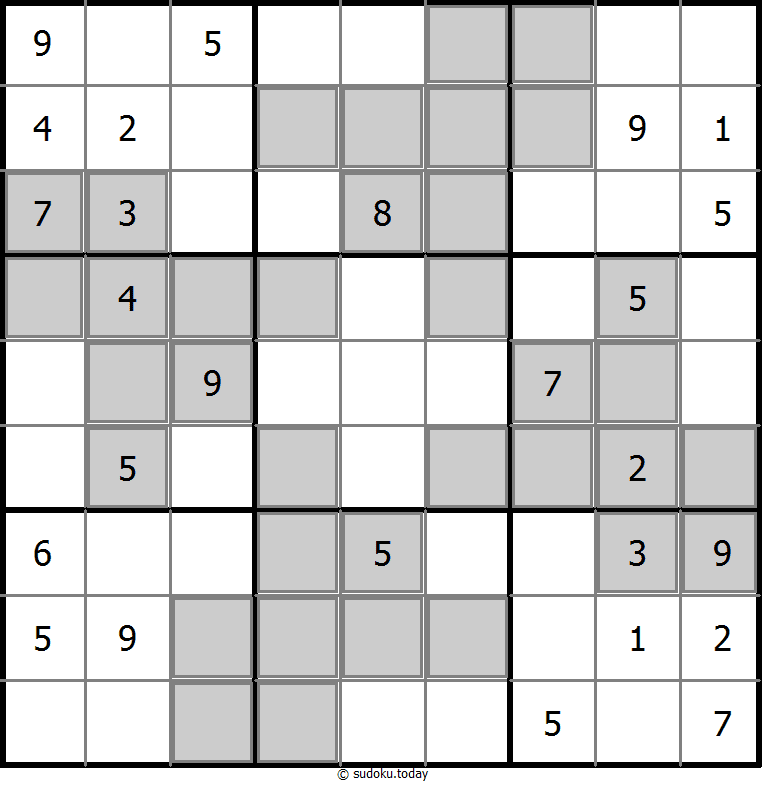 Extra Regions Sudoku 9-August-2020