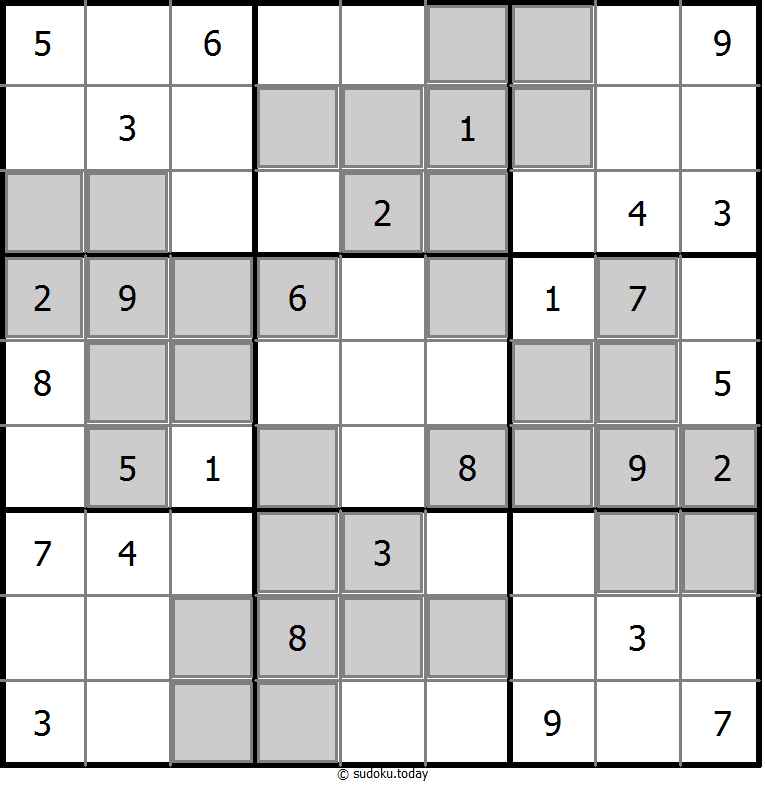 Sudoku z dodatkowymi obszarami