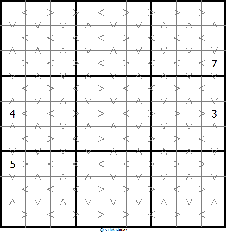 Sudoku relation de taille