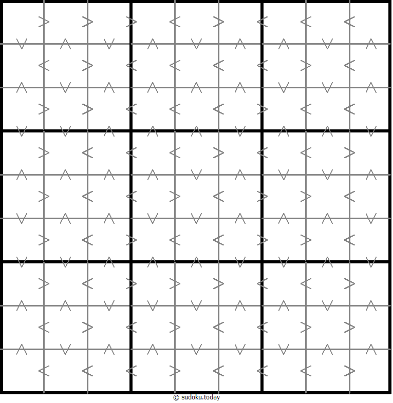 Greater Than Sudoku