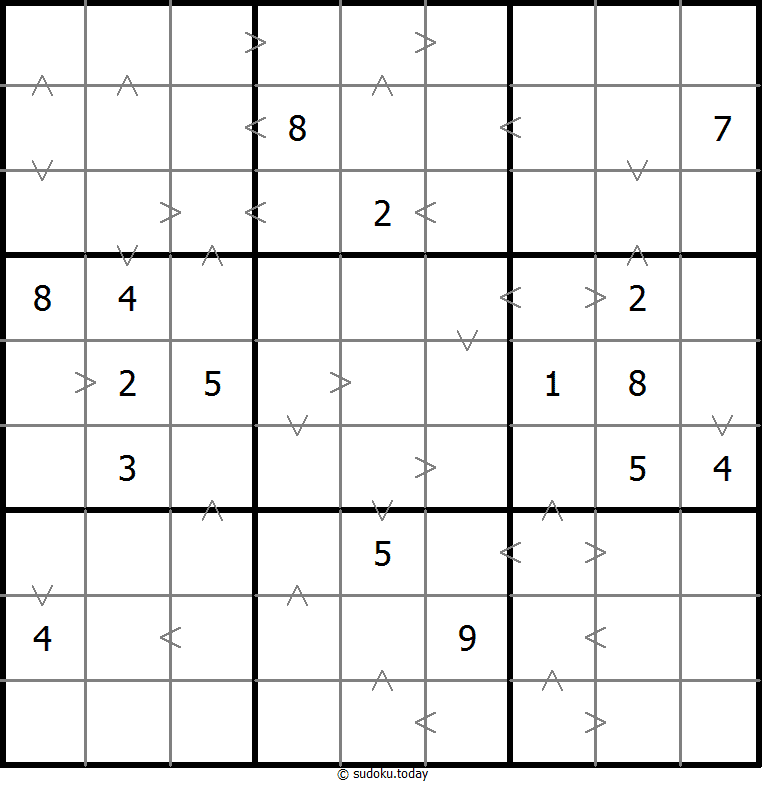 Greater Than Sudoku