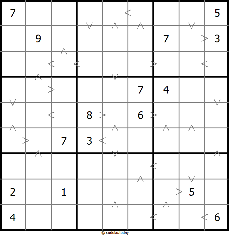 Greater Than Sudoku