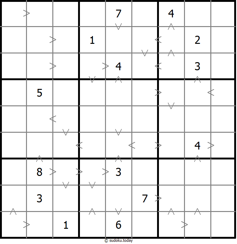 Sudoku de Comparação de Números