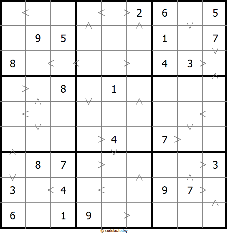Greater Than Sudoku