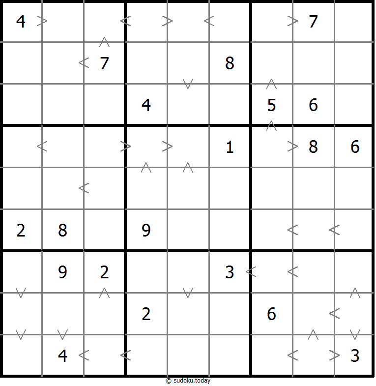 Greater Than Sudoku