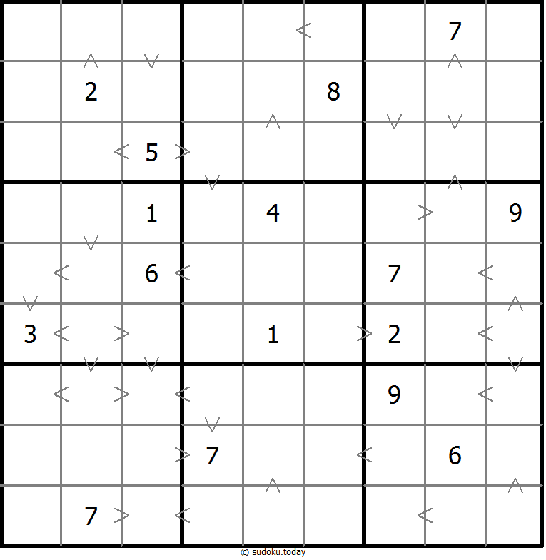 Greater Than Sudoku