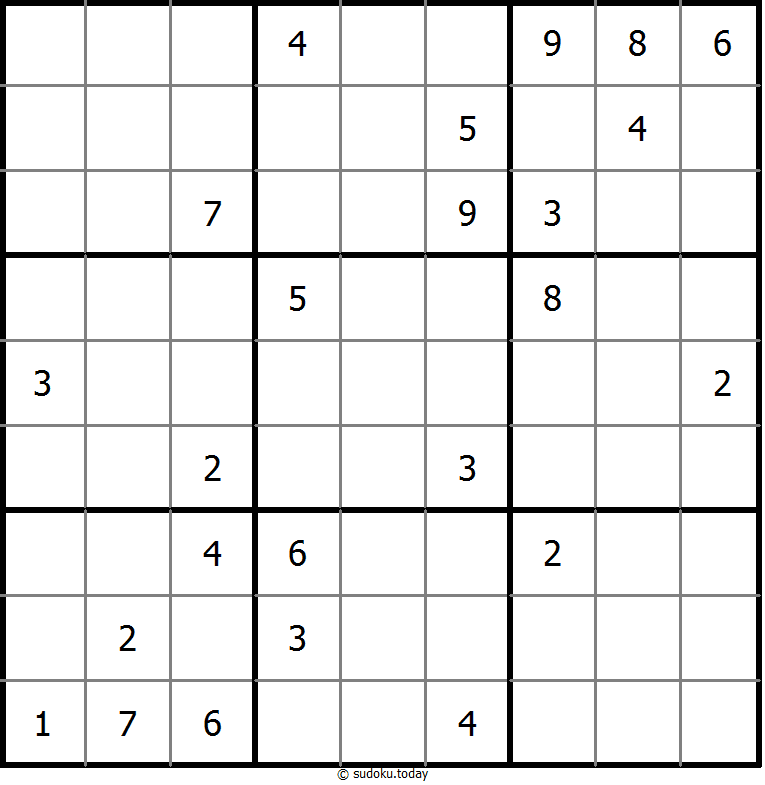 No Touch Sudoku