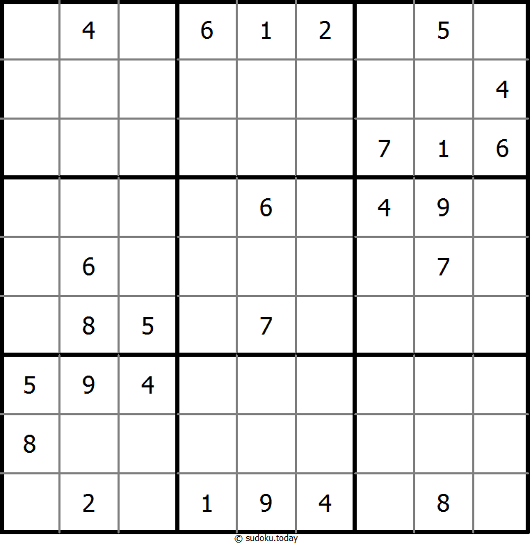 No Touch Sudoku