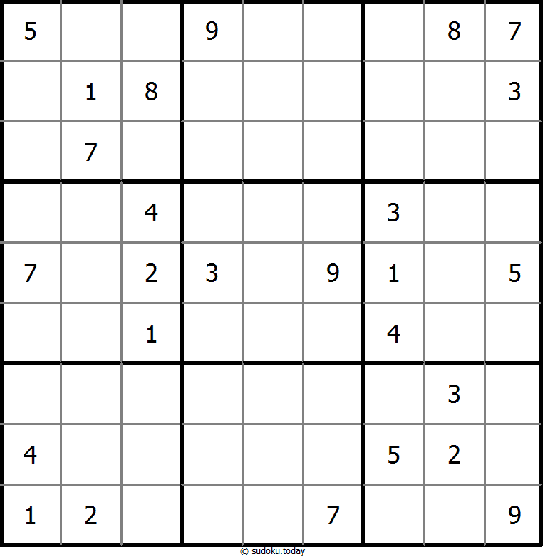 No Touch Sudoku
