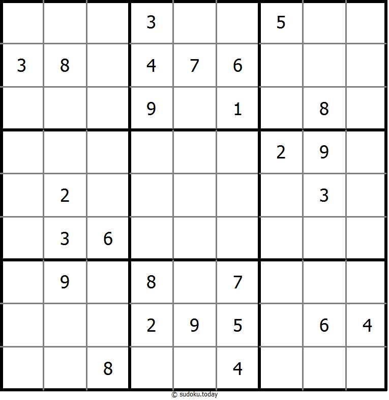 No Touch Sudoku