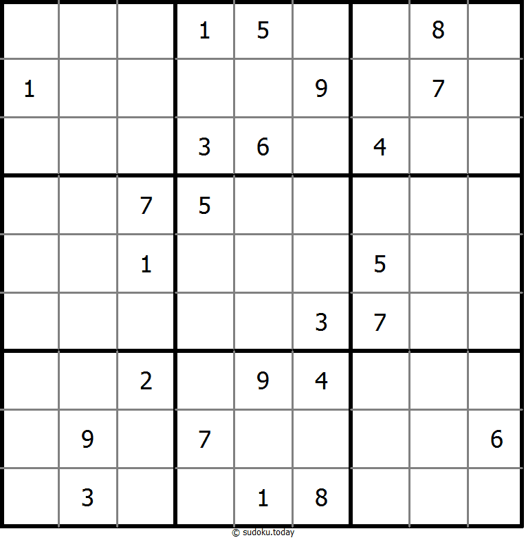 No Touch Sudoku
