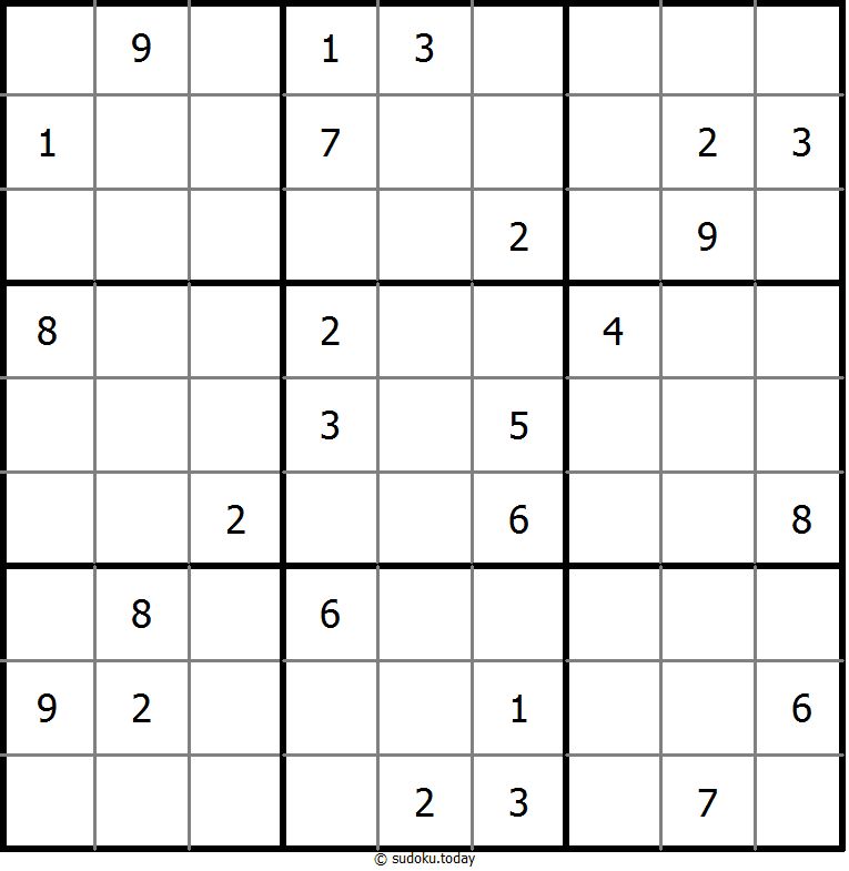 No Touch Sudoku