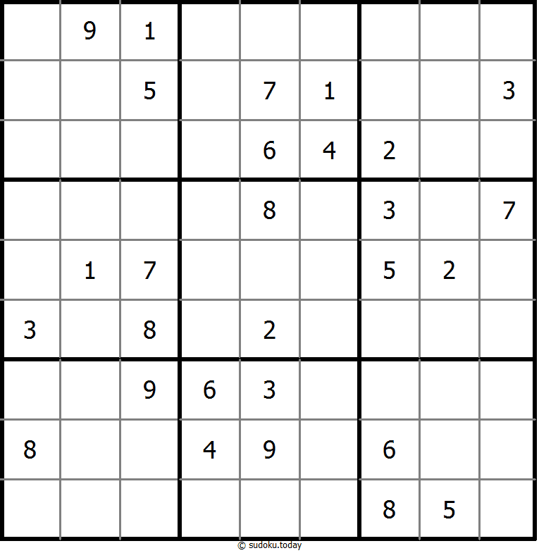 No Touch Sudoku
