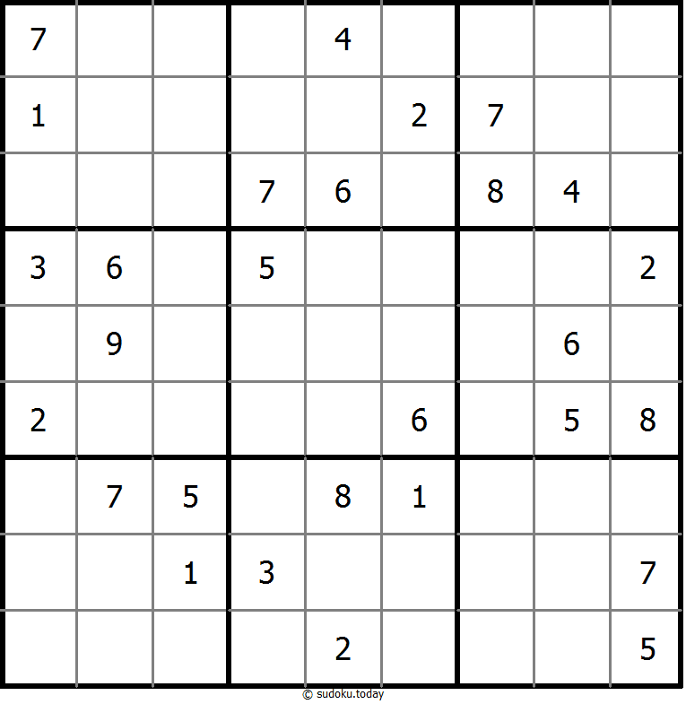 No Touch Sudoku