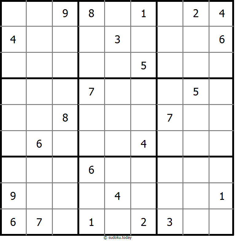 No Touch Sudoku