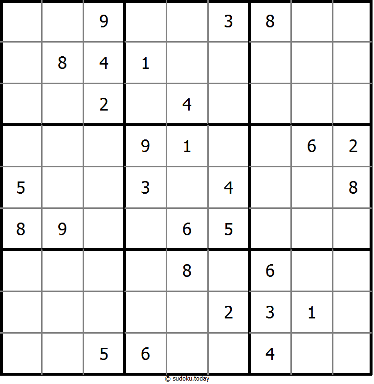 No Touch Sudoku 13-October-2020