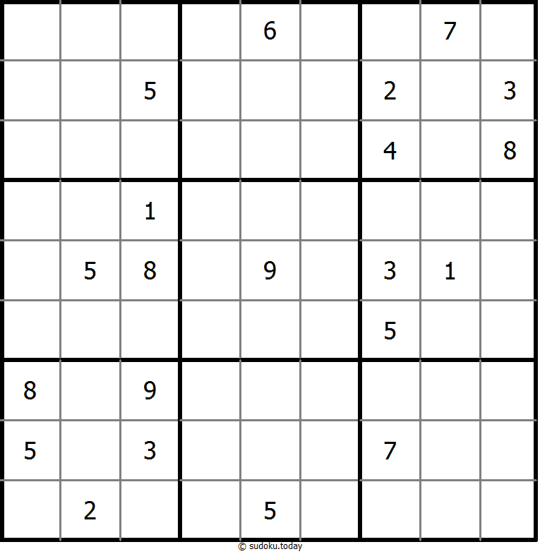 Sudoku Non-15 #12291