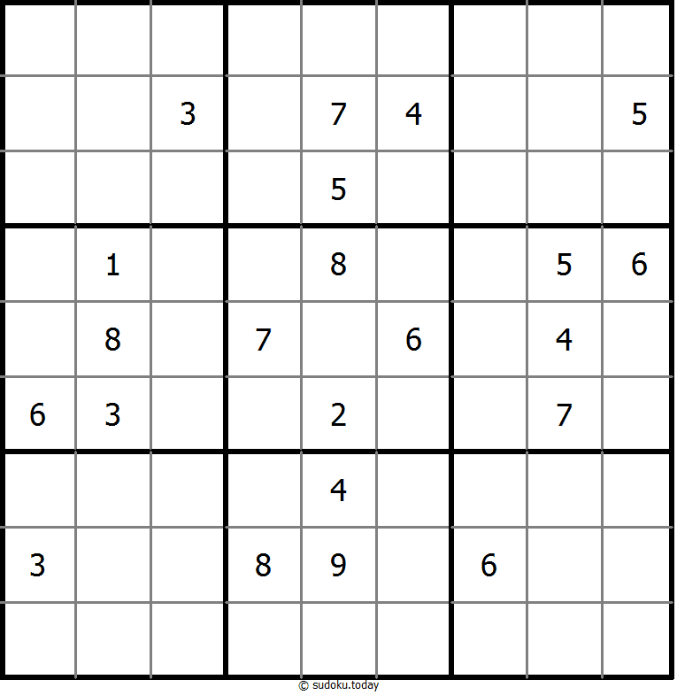 Sudoku Non-15 #12304
