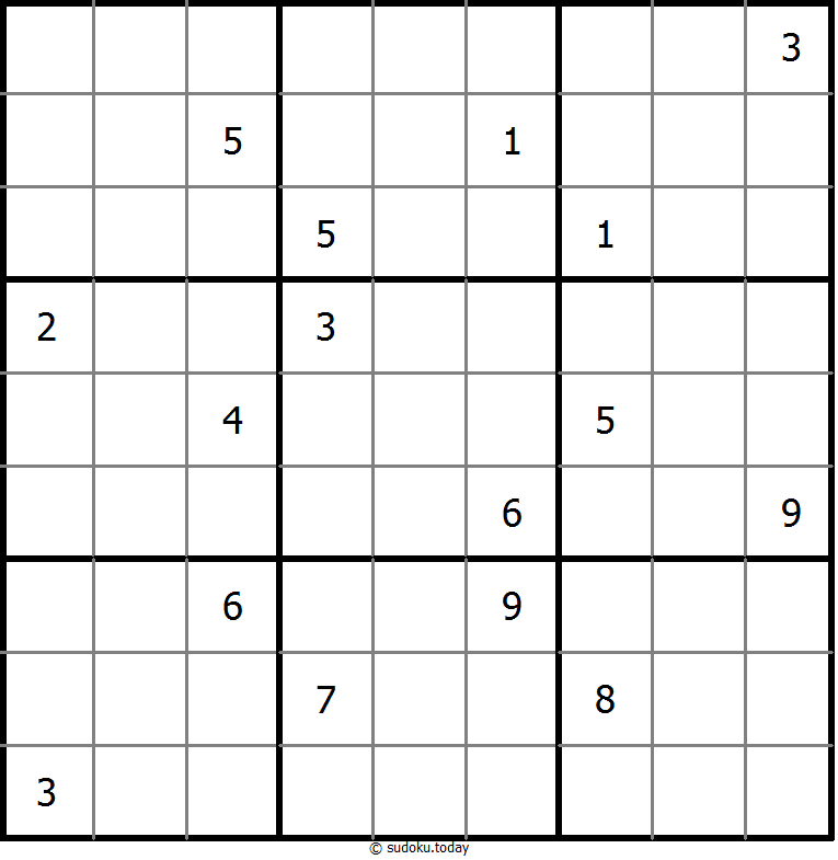 Sudoku Non-15 #12309